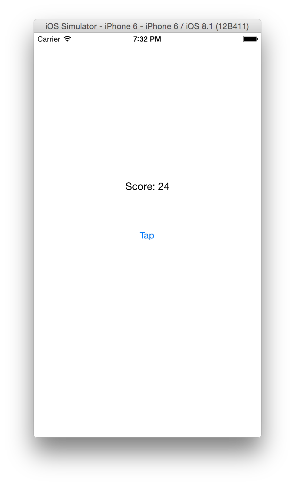 Tappy Button screenshot