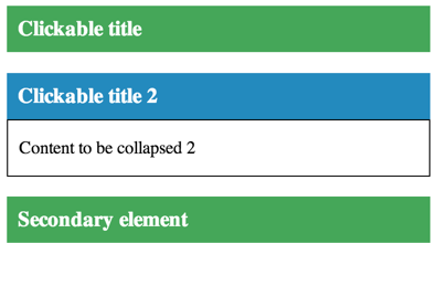 Collapsible screenshot